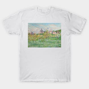 Spring in Giverny, Afternoon Effect by Claude Monet T-Shirt
